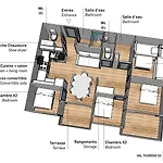 D2 Luxury Mountain View Sleeps 12 Coffee Val Thorens